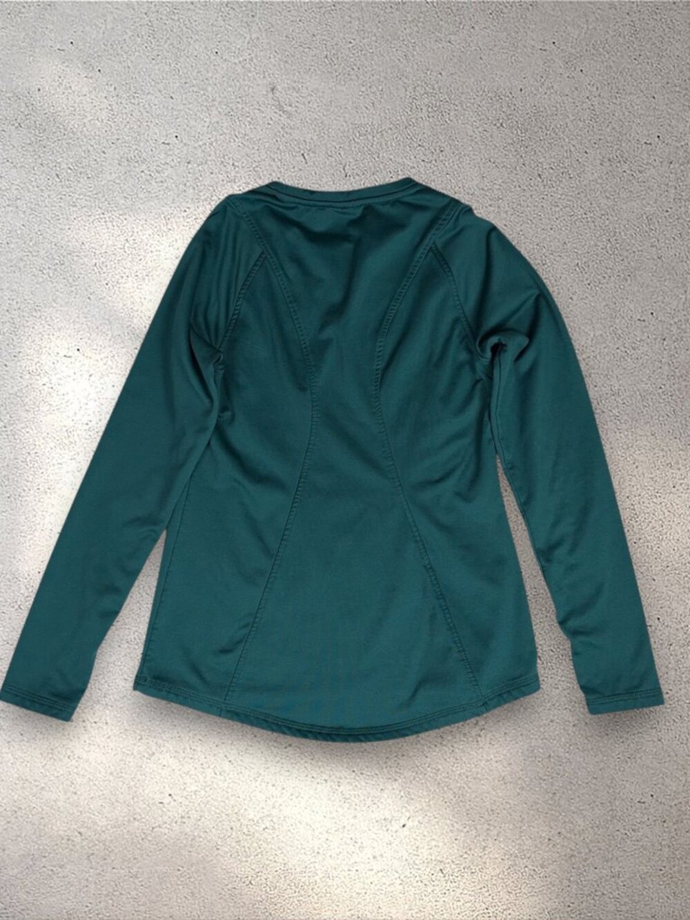 Spyder Active Fleece Lined Top Women's S Green Stretch Activewear Yoga Gorpcore - Picture 4 of 9